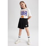 Defacto Girl's Pleated Shorts Skirt Cene