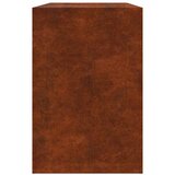  Stalak za drva za ogrjev 100x40x60 cm Pohabani čelik | Eponuda.ba