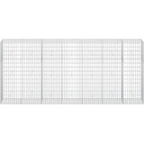  Gabion s žicom debljine 3,5 mm i mrežom 5x10 cm 350x50x150 cm | shoptok.hr