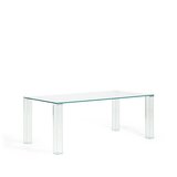 Kave Home Stakleni blagovaonski stol 100x200 cm Adularia – | shoptok.hr