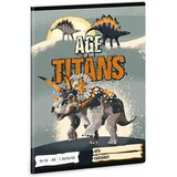 Ars Una age of the titans 2. razred bilježnica s linijama A/5 16-32 | shoptok.hr