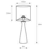 Markslöjd 108904 - Stona lampa BIRILLO 1xE14/60W/230V bela | Eponuda.com