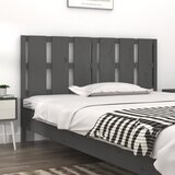  Uzglavlje za krevet sivo 155,5 x 4 x 100 cm od masivne borovine | shoptok.hr