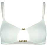 Trendyol Bikini Top - Ecru - Plain Cene