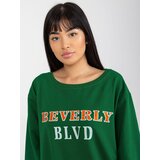 Vikki Sweatshirt-VI-BL-3075.64P-dark green | Shoptok.si