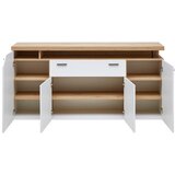 Mömax Komoda Nico, Bela, Barva Hrasta | Shoptok.si