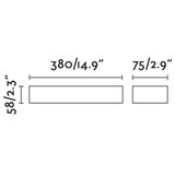 Faro 71904 - LED Spoljašnje zidno svetlo DORO 2xLED/10W/230V IP65 antracit | Eponuda.com