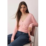 TRENDYOLMILLA ženski duks Twoaw26Kz00106, Roze-Roze Cene