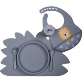 Tryco Silicone Plate tanjur Dusty Blue 1 kom | shoptok.hr