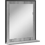  Kupaonsko ogledalo s policom boja hrasta 50 x 12 x 60 cm drveno | shoptok.hr