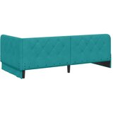  Kutni okvir kreveta Tirkizna 90 x 200 cm Baršun | shoptok.hr