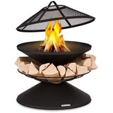 Blumfeldt aguilera, kamin sa ro&scaron;tiljem, &Oslash; 65 cm, spremi&scaron;te za drva, čelik cijene