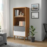 vidaXL Regal za knjige MOLDE smeđi 60x35x133 5 cm od masivne borovine | shoptok.hr