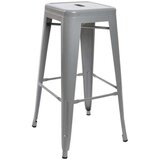  Tabure DKD Home Decor 43 x 43 x 76 cm Siva Metal Cijene