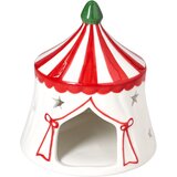 Tognana Svećnjak Christmas Mistletoe Festival, U obliku kuće, 13 cm, Beli Cene