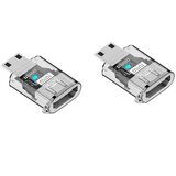 INF USB-C v HDTV ženski adapter (2 kosa) – 8K@60Hz HDMI 2.1, HDR 12-bit Transparent, (5000326808) Cene