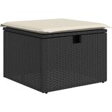vidaXL 7-dijelni set vrtnih sofa od poliratana s jastucima crni bagrem | shoptok.hr