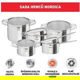 Tefal Set lonaca 10 kom od nehrđajućeg čelika – | shoptok.hr