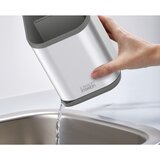 Joseph Joseph Ocjeđivač za posuđe od nehrđajućeg čelika za pribor u sjajno srebrnoj boji 11x11,5 cm Duo Steel – | shoptok.hr