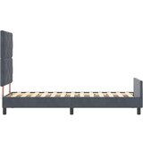 vidaXL Krevet od tamnosivog baršuna 80x200 cm | shoptok.hr