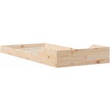  Krevetna konstrukcija Prirodna 80 x 220 cm Čvrsto borovo drvo | shoptok.hr
