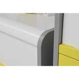 Mömax nočna omarica divertido, siva, bela, rumena | Shoptok.si
