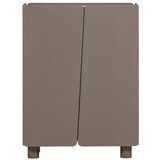 WOOOD Rjava omarica iz masivnega bora 100x135x45 cm Root – | Shoptok.si
