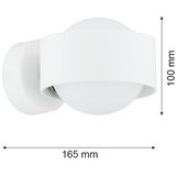  Argon 8057 - zidno svetlo MASSIMO PLUS 1xG9/6W/230V belo | Eponuda.com