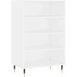  Visoka komoda bijela 57 x 35 x 90 cm od konstruiranog drva | Eponuda.com