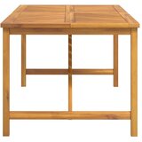  Vrtni blagovaonski stol 200 x 90 x 74 cm masivno bagremovo drvo | shoptok.hr