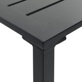  Barski stol crni 100 x 50 x 110 cm od čelika obloženog prahom | shoptok.hr