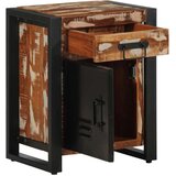 vidaXL Noćni ormarići 2 komada Višebojno puno grubo drvo Mango | shoptok.hr