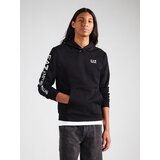 Ea7 Emporio Armani Majica črna / bela | Shoptok.si