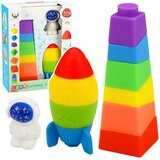  Set gumenih blokova Tower Rocket Cosmonaut Šareni 11 kom. | shoptok.hr