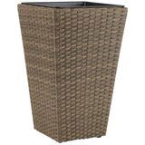  Garden planter Blommor W31xL31xH50 natur ( 6400094 ) | ePonuda.com