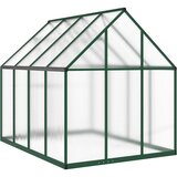  Staklenik s okvirom zeleni 224 x 169 x 195 cm aluminijski | Eponuda.com