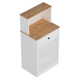 Hanah home višenamenski ormar mocha walnut atlantic pine | ePonuda.com