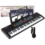 Velike elektronske klaviature + mikrofon in nosilec not 61 tipk | Shoptok.si