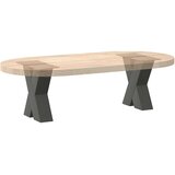  Noge za klubsko mizico v obliki črke X, 2 kosa, antracitne, 30 x (30-31) cm, jeklo, (22123669) | Shoptok.si
