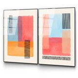 WALLXPERT dekorativna slika od kaljenog stakla (2 komada) uv 949 45 x 65 | ePonuda.com