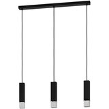 Eglo viseća lampa BUTRANO 3xGU10 77 cm crna srebrna 99698 u