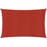 vidaXL Jedro za zaštitu od sunca 160 g/m² crveno 2 5 x 3 5 m HDPE - Crvena 2.5 x 3.5 m 1 | shoptok.hr