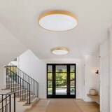  Brilagi-LED prigušiva svetiljka GLASS POOL DOUBLE LED/80W/230V 60 cm u dekoru drveta + daljinski upravljač | Eponuda.com