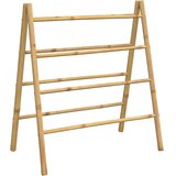  Dvostruke ljestve za ručnike s 4 prečke 90x50x100 cm od bambusa | Eponuda.ba