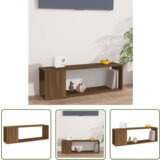 The Living Store TV omarica rjavi hrast 100x24x32 cm konstruiran les - TV Omarica, (21738386) | Shoptok.si
