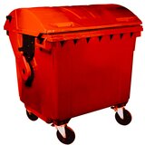  plastični kontejner 1100l sa polukružnim poklopcem crvena 3020-11 Cene