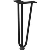  Ukosnice noge za stol 4 kom crne 30 cm čvrstog čelik | shoptok.hr