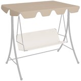  Zamjenski krov za vrtnu ljuljačku bež 188 / 168 x 145 / 110 cm | shoptok.hr