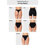 Trendyol Red Cut Out/Windowed High Waist Bikini Bottom Cene