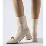 Gemre Beige block heel ankle boots Prewitt | shoptok.hr